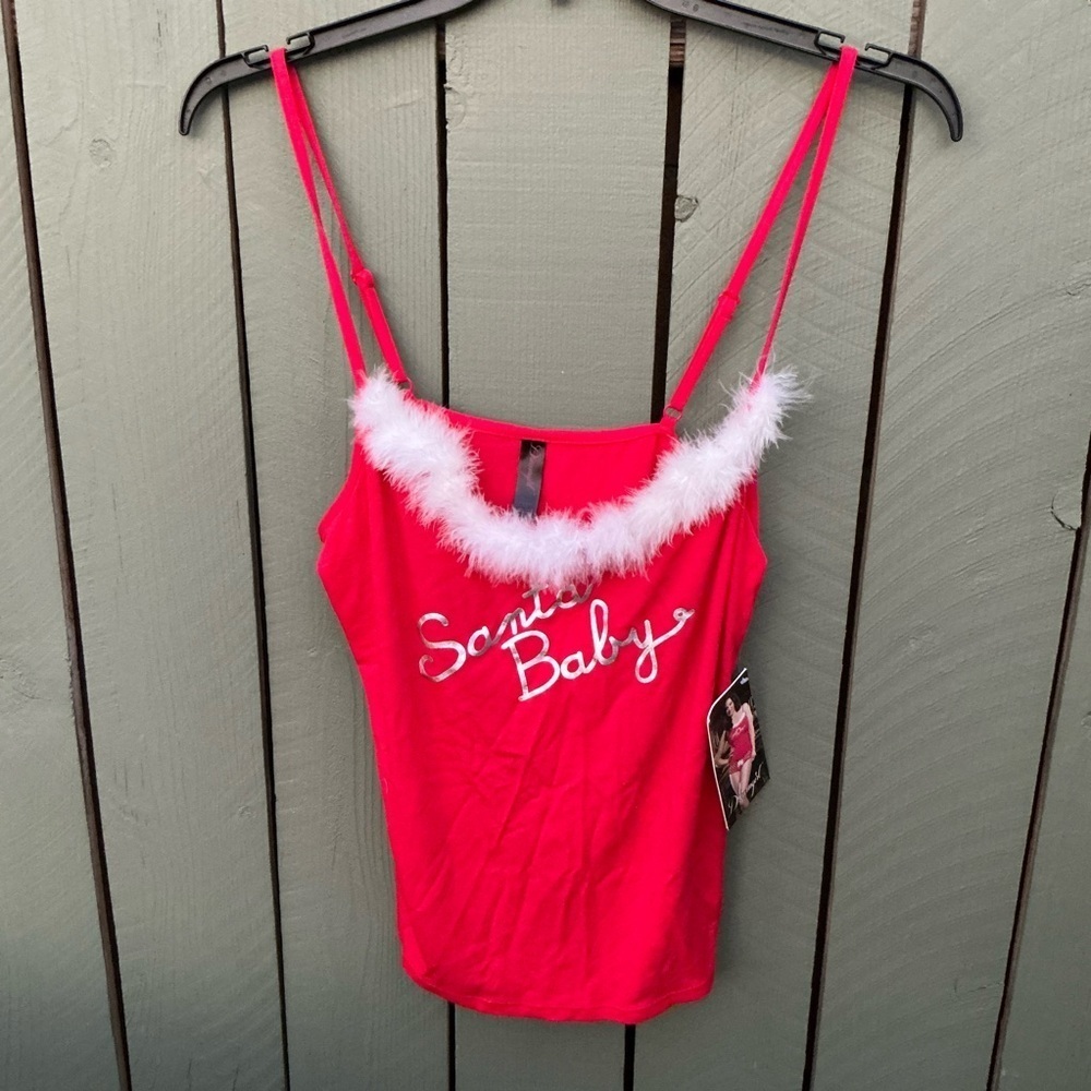 Santa Tank Women, Dreamgirl 9632X Santa Sleepwear- 1X/2X NWT